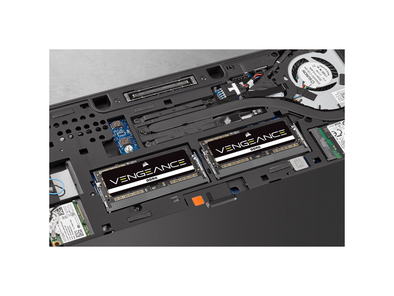 Corsair Vengeance SODIMM DDR5-4800 - 8GB - CL40 - Single Channel (1 pcs) - Intel XMP - Schwarz