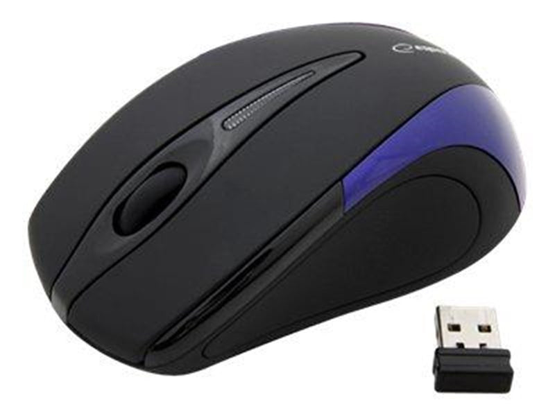 Esperanza EM101B - mouse - 2.4 GHz - blue - Maus (Blau)