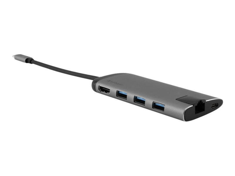 Verbatim - docking station - USB-C - HDMI - GigE