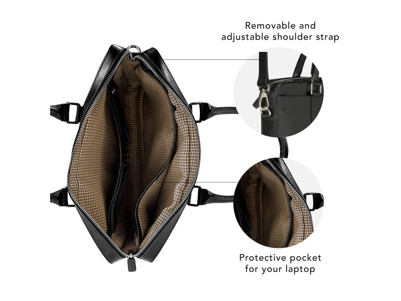dbramante1928 Nordborg Laptop-Tasche für Laptop 15" | Schwarz
