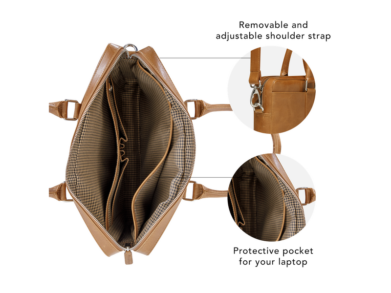dbramante1928 Nordborg Laptop-Tasche für Laptop 15" | Braun