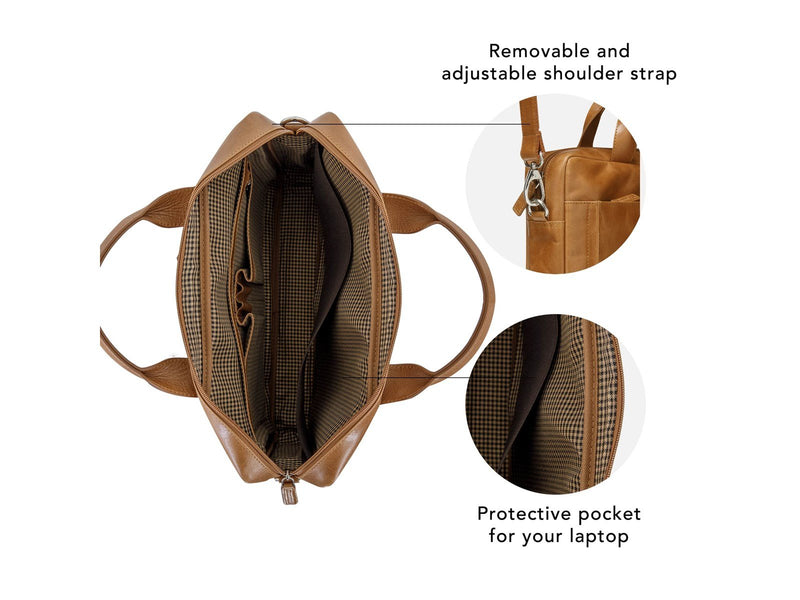 dbramante1928 Amalienborg Laptop-Tasche für Laptop 15" | Braun