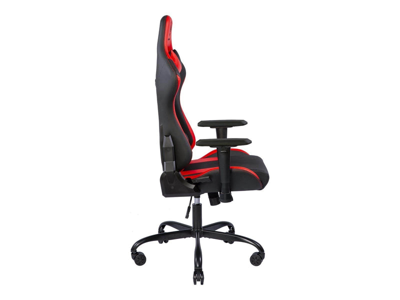 Deltaco GAMING Gaming Chair Black/Red Gaming Stuhl - Aluminiumrahmen - Bis zu 90 kg