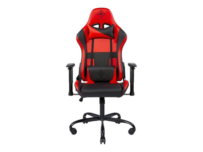 Deltaco GAMING Gaming Chair Black/Red Gaming Stuhl - Aluminiumrahmen - Bis zu 90 kg