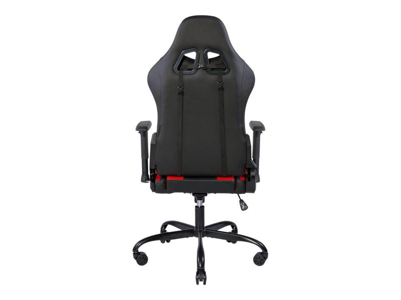 Deltaco GAMING Gaming Chair Black/Red Gaming Stuhl - Aluminiumrahmen - Bis zu 90 kg