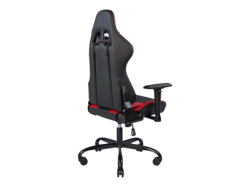 Deltaco GAMING Gaming Chair Black/Red Gaming Stuhl - Aluminiumrahmen - Bis zu 90 kg