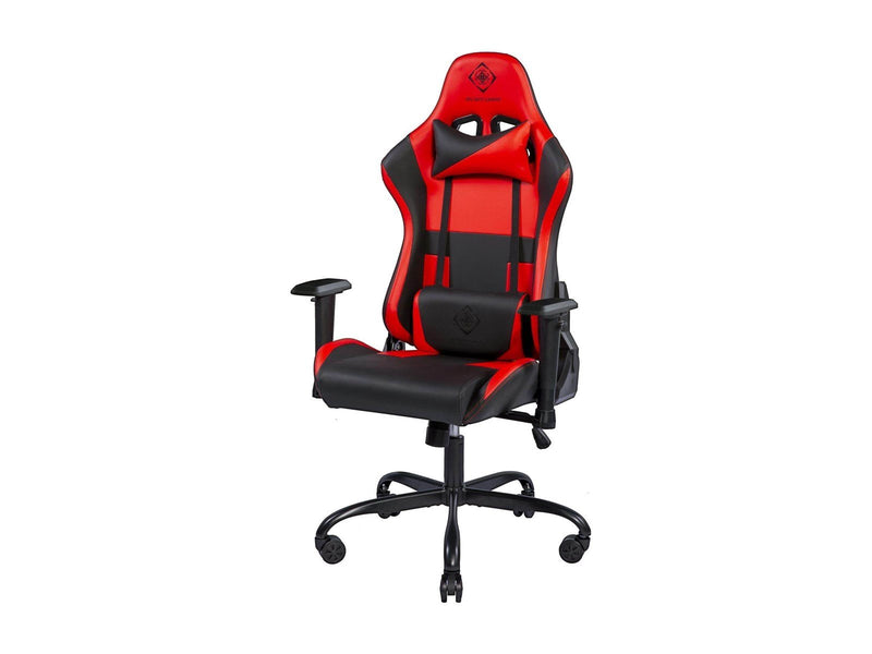 Deltaco GAMING Gaming Chair Black/Red Gaming Stuhl - Aluminiumrahmen - Bis zu 90 kg