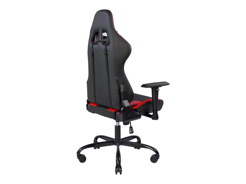 Deltaco GAMING Gaming Chair Black/Red Gaming Stuhl - Aluminiumrahmen - Bis zu 90 kg