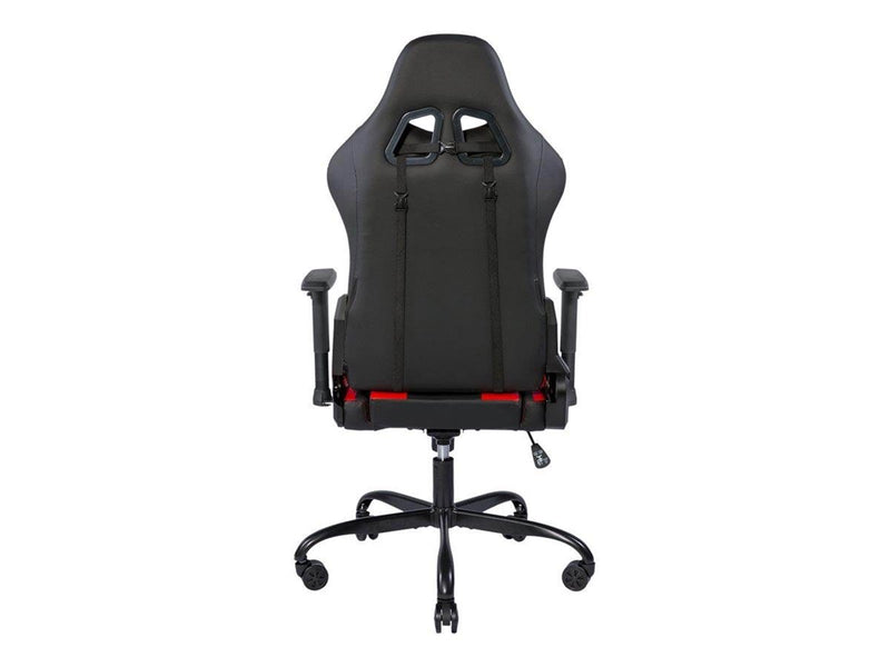 Deltaco GAMING Gaming Chair Black/Red Gaming Stuhl - Aluminiumrahmen - Bis zu 90 kg