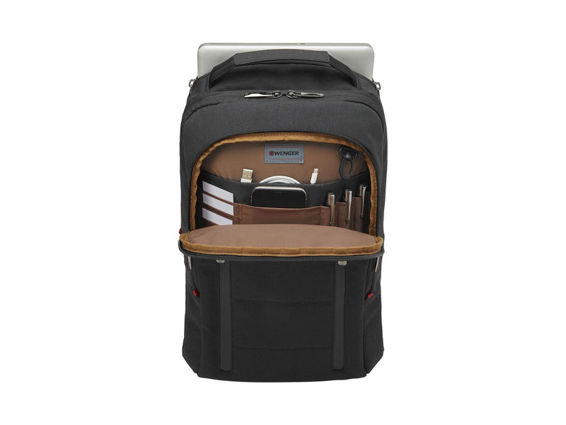 Wenger City Traveler Rucksack für Laptop 16" | Schwarz