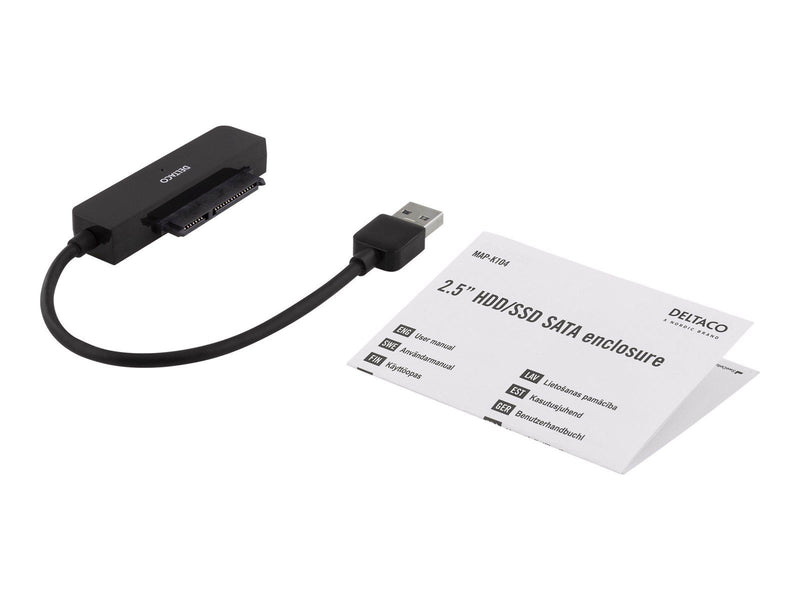 Deltaco 2.5" External HDD/SSD Enclosure