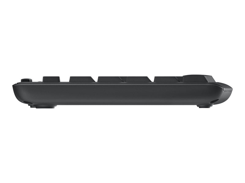 Logitech MK295 Silent - keyboard and mouse set - Russian - graphite - Tastatur & Maus Set - Russich - Schwarz