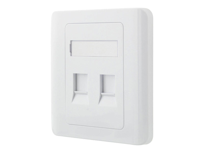 Deltaco Flush Mount For Keystone 2 ports