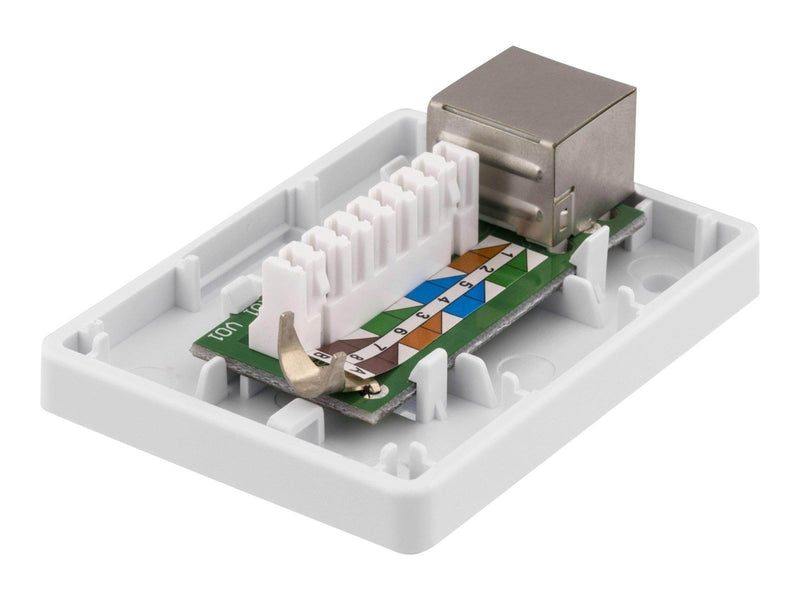 Deltaco CAT6A Shielding Wall Socket