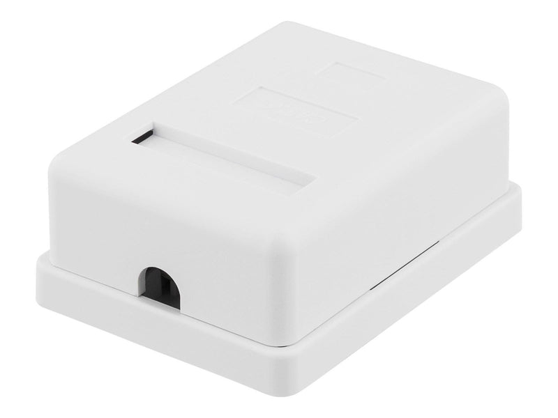 Deltaco VR-216 Shielded network socket Surface FTP 1xRJ45 Cat6 white