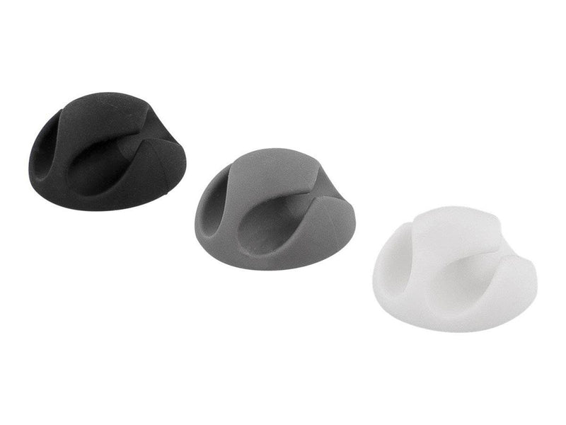 Deltaco Cable Holder Self Adhesive 6-pack
