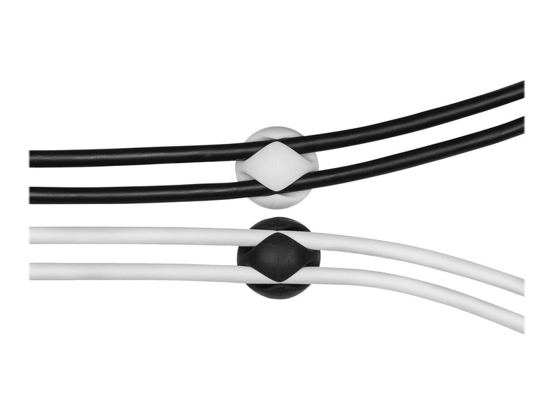Deltaco Cable Holder Self Adhesive 6-pack
