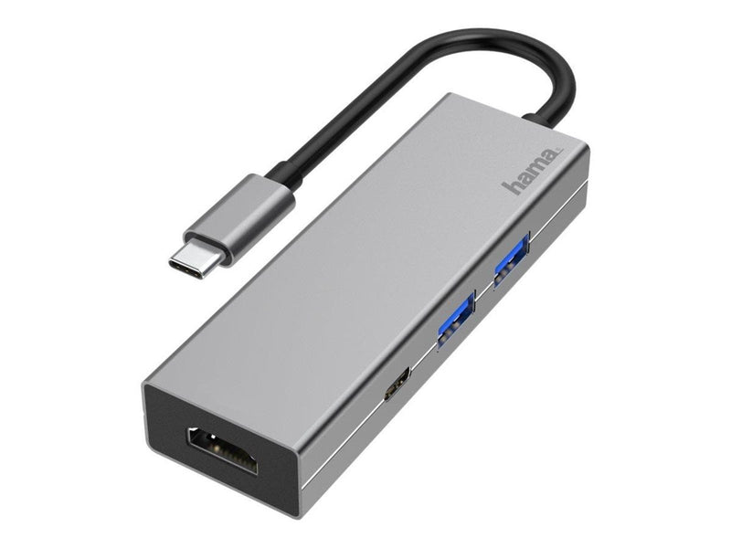 Hama Multiport Adapter - docking station - USB-C 3.2 Gen 1 - HDMI