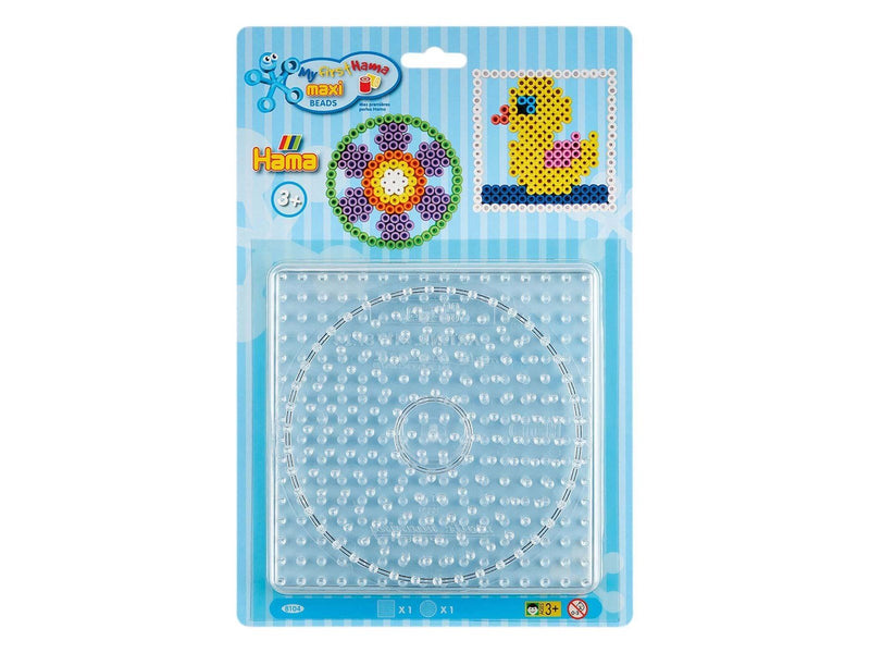 Hama Iron on Bead Plates Maxi - Circle and Square