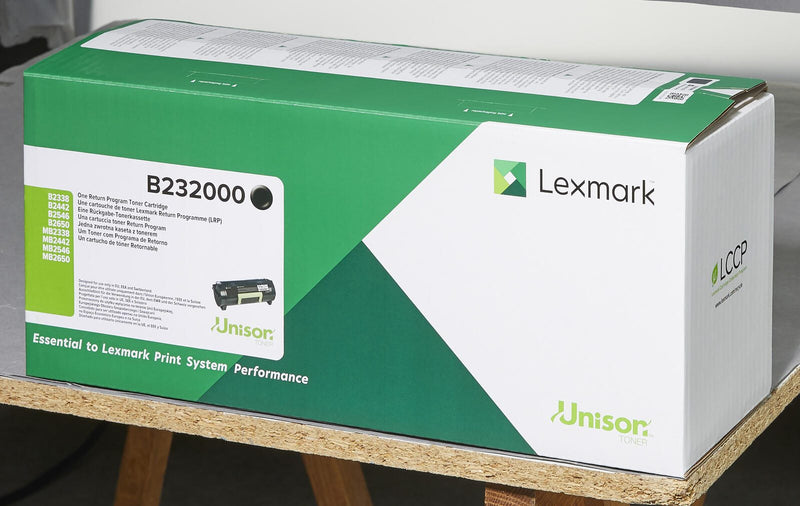 Lexmark Original Toner schwarz 3.000 Seiten (B232000) für B2338dw, B2442dw, B2546dw, B2650dw, MB2338adw, MB2442adwe