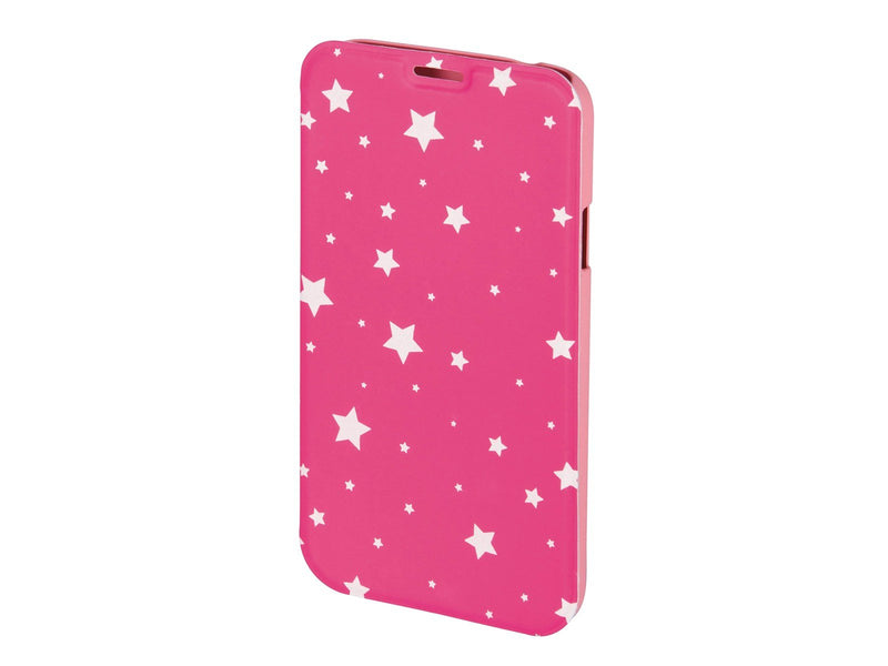 Hama "Luminous Stars" Booklet Case for Apple iPhone 6/6s pink/white