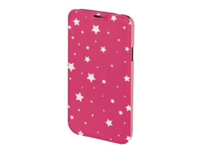 Hama "Luminous Stars" Booklet Case for Apple iPhone 6/6s pink/white