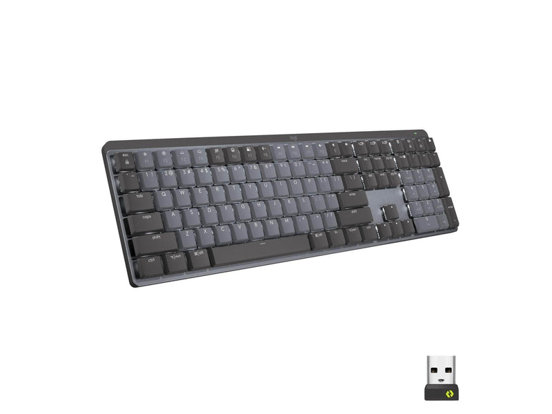 Logitech MX Mechanical Wireless Illuminated Performance Keyboard Graphite - Linear - DE - Tastaturen - Deutsch - Schwarz