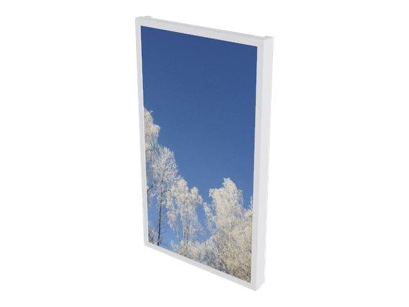 HI-ND Wall Casing EASY 32" Portrait - mounting kit - for LCD display - white RAL 9003