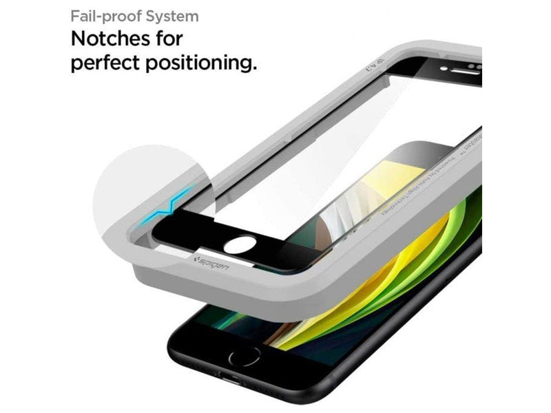 Spigen AlignMaster FC - black - iPhone SE (2022/2020)/8/7