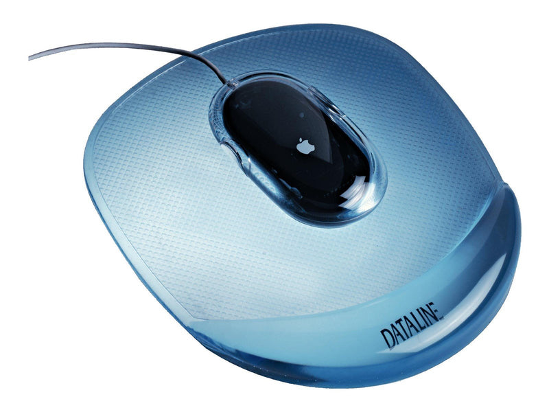 Esselte  Gel Rest Crystal Mauspad Blau Transparent