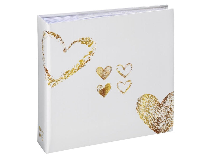 Hama "Lazise" memo album for 200 photos with a size of 10x15 cm gold