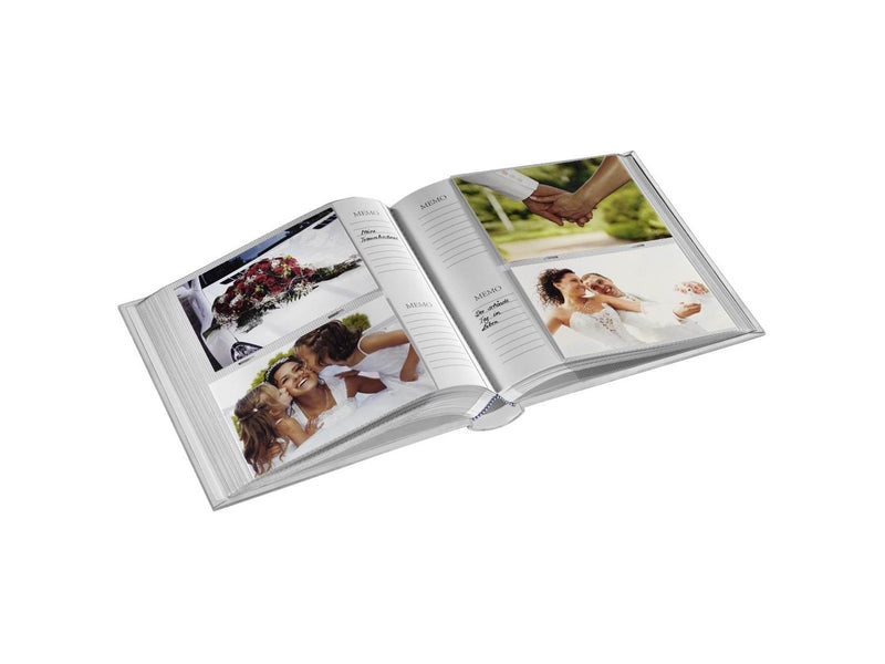 Hama "Lazise" memo album for 200 photos with a size of 10x15 cm gold