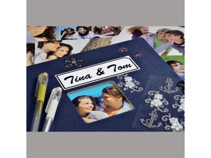 Hama "Fine Art" Bookbound Album 29 x 32 cm 50 White Pages blue