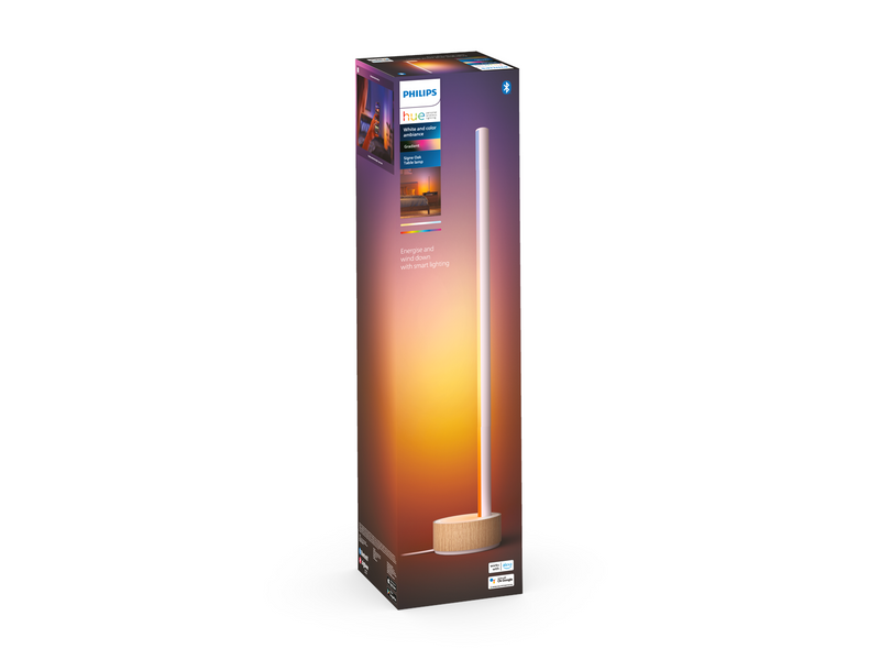 Philips Hue Gradient Signe Table - Oak
