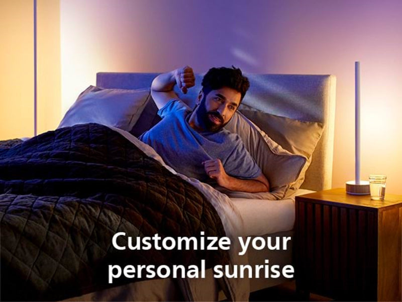 Philips Hue Gradient Signe Floor - Oak
