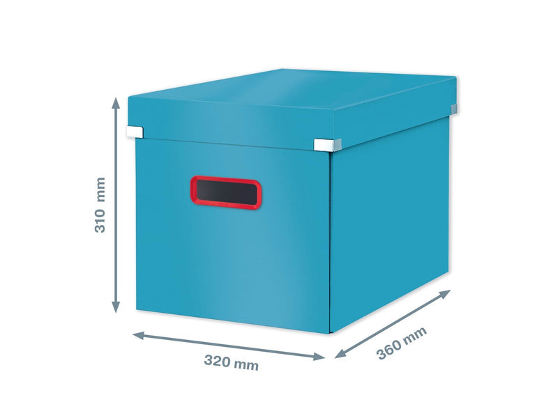 Leitz  Click & Store Cosy Aufbewahrungs- und Transportbox Cube Groß Sanftes Blau