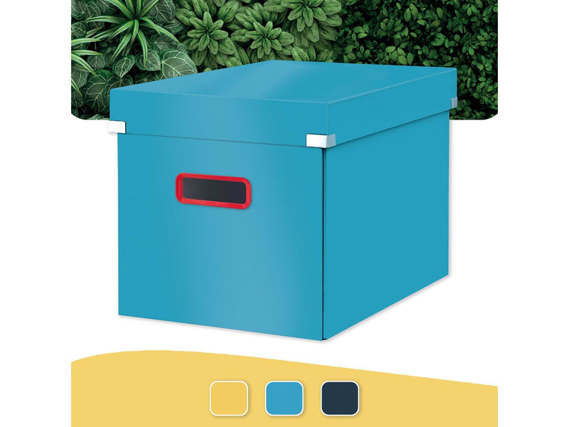 Leitz  Click & Store Cosy Aufbewahrungs- und Transportbox Cube Groß Sanftes Blau