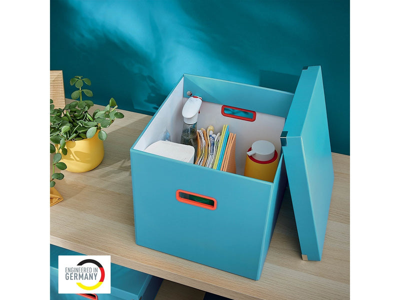 Leitz  Click & Store Cosy Aufbewahrungs- und Transportbox Cube Groß Sanftes Blau