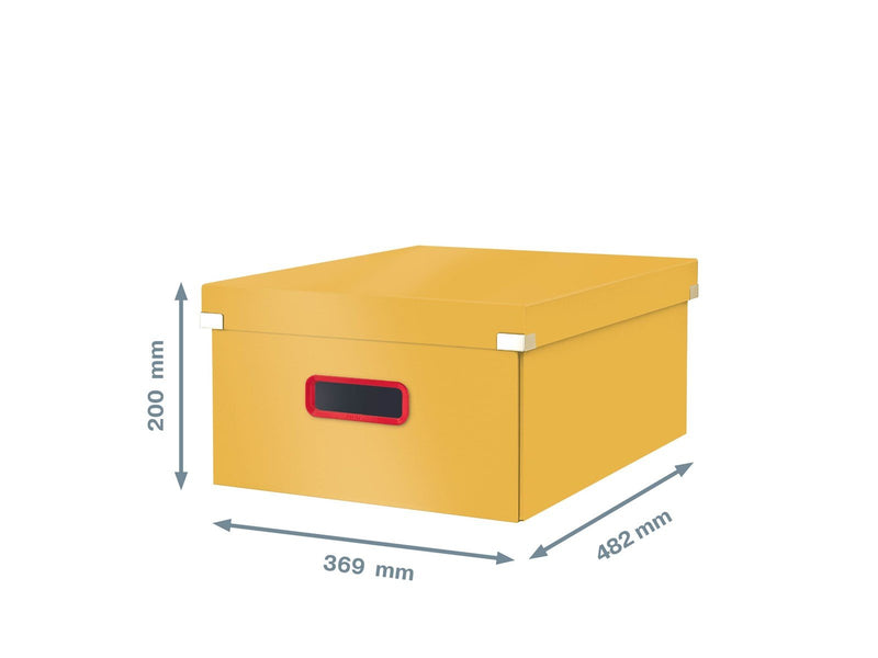Leitz  Click & Store Cosy Aufbewahrungs- und Transportbox Groß Warmes Gelb