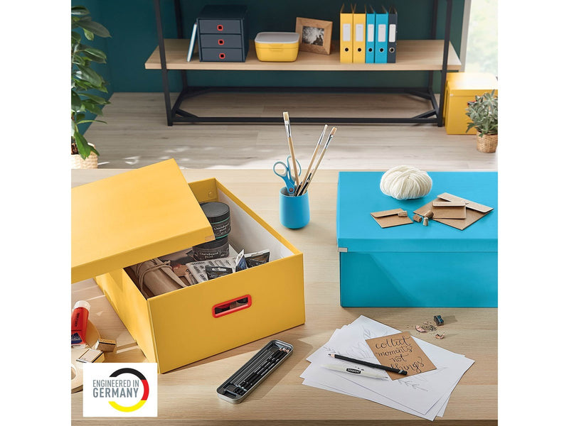 Leitz  Click & Store Cosy Aufbewahrungs- und Transportbox Groß Warmes Gelb
