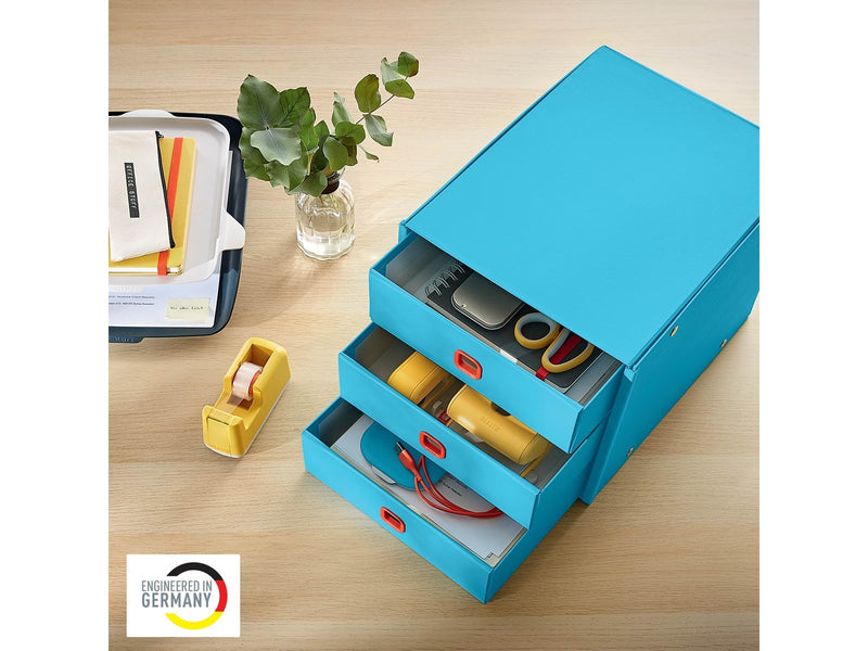 Leitz  Click & Store Cosy Schubladenset (3 Schubladen) Sanftes Blau