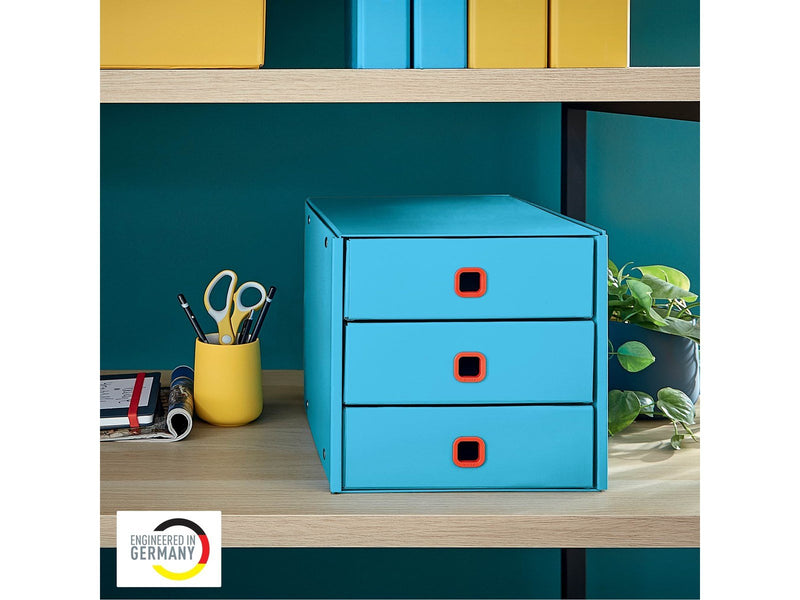 Leitz  Click & Store Cosy Schubladenset (3 Schubladen) Sanftes Blau
