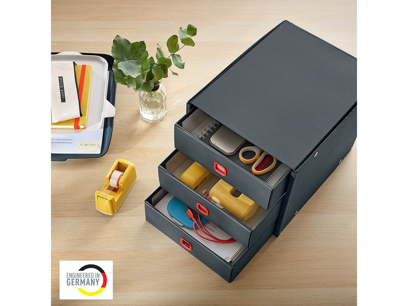 Leitz  Click & Store Cosy Schubladenset (3 Schubladen) Samtgrau