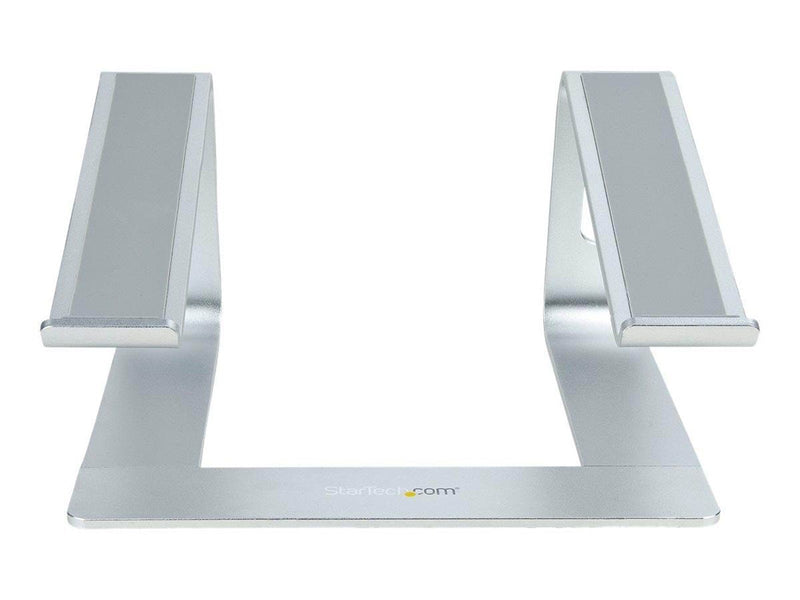 StarTech.com Laptop Stand for Desk 5kg/11lb Aluminum Silver Ergonomic (LAPTOP-STAND-SILVER) - notebook stand