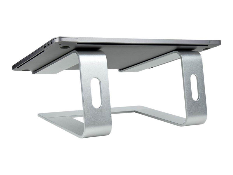 StarTech.com Laptop Stand for Desk 5kg/11lb Aluminum Silver Ergonomic (LAPTOP-STAND-SILVER) - notebook stand