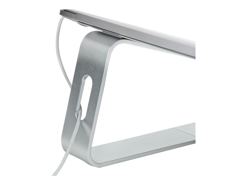 StarTech.com Laptop Stand for Desk 5kg/11lb Aluminum Silver Ergonomic (LAPTOP-STAND-SILVER) - notebook stand
