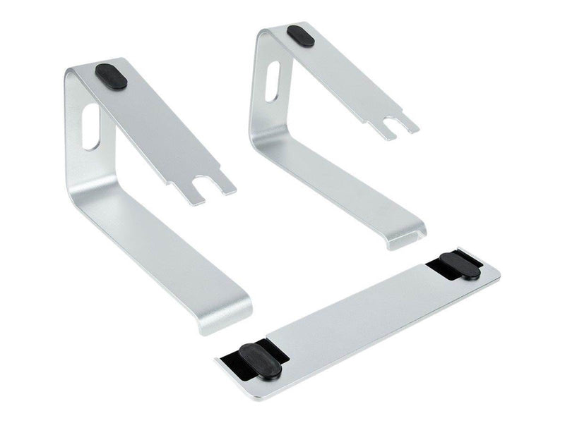 StarTech.com Laptop Stand for Desk 5kg/11lb Aluminum Silver Ergonomic (LAPTOP-STAND-SILVER) - notebook stand