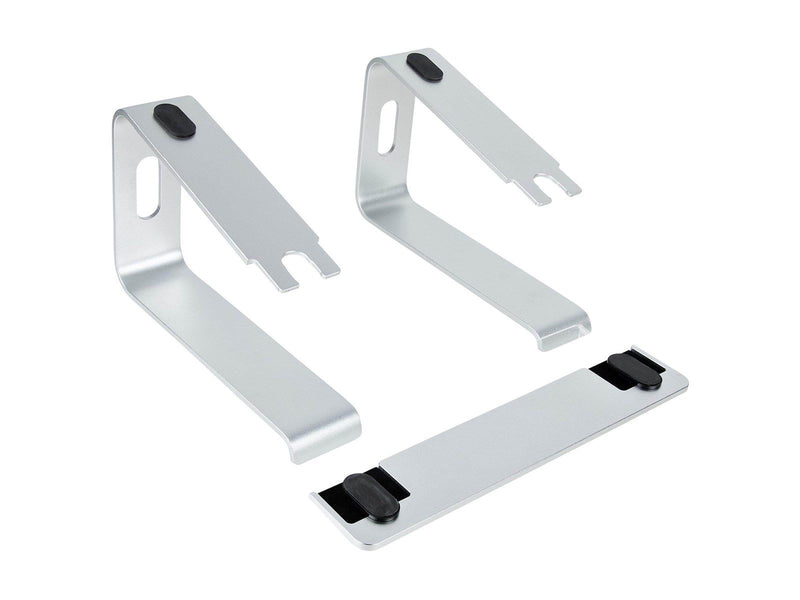 StarTech.com Laptop Stand for Desk 5kg/11lb Aluminum Silver Ergonomic (LAPTOP-STAND-SILVER) - notebook stand