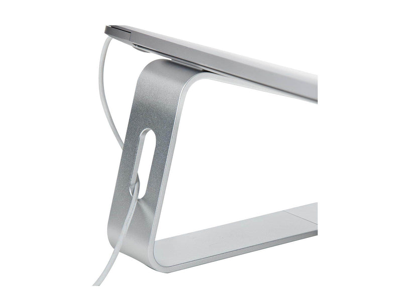 StarTech.com Laptop Stand for Desk 5kg/11lb Aluminum Silver Ergonomic (LAPTOP-STAND-SILVER) - notebook stand