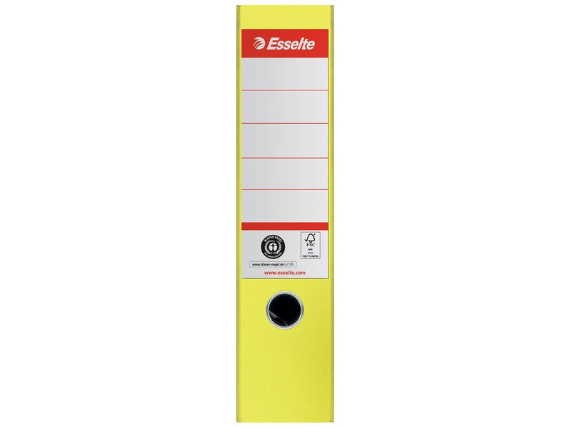 Esselte No. 1 Ordner, 100% Recycling-Karton, Gelb